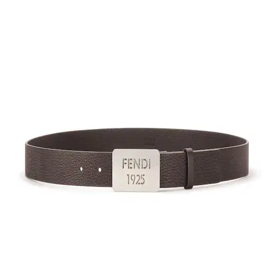 Fendi Belt with a square buckle engraved with the 1925 logo