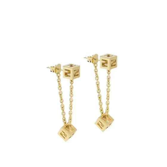 Fendi Faces Pendant Earrings