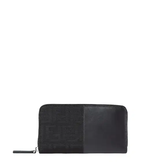 Fendi Ff Jacquard Zip Around