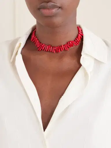 Roxanne Assoulin The Coral Branch Beaded Necklace | Thumbnail 2 Roxanne Assoulin The Coral Branch Beaded Necklace | Thumbnail 2