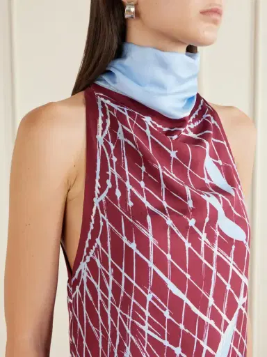 Altuzarra Moonlight Printed Silk Maxi Dress | Thumbnail 4