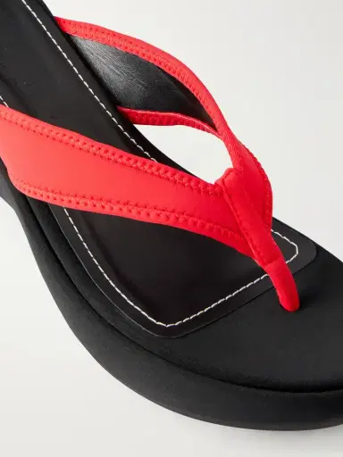 Staud Remy Woven Wedge Sandals | Thumbnail 5