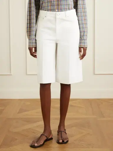 TOTEME Denim Wide-leg Shorts | Thumbnail 3 TOTEME Denim Wide-leg Shorts | Thumbnail 3