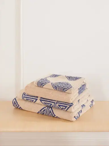 Autumn Sonata Agnes Essential Set Of Four Organic Cotton-terry Towels | Thumbnail 1