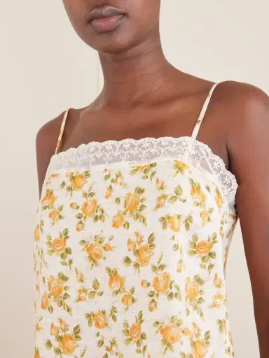Miguelina Olympia Floral-printed Lace-trimmed Linen Cami | Thumbnail 4 Miguelina Olympia Floral-printed Lace-trimmed Linen Cami | Thumbnail 4