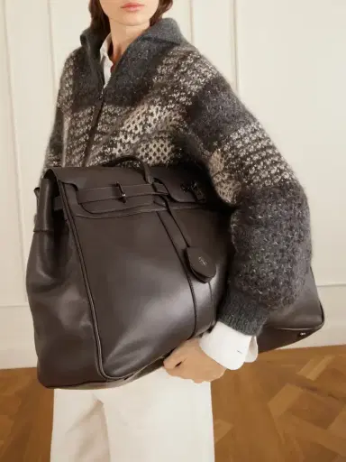Brunello Cucinelli Leather Weekend Bag | Thumbnail 3 Brunello Cucinelli Leather Weekend Bag | Thumbnail 3