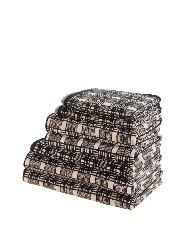 Autumn Sonata Alma Complete Set Of Seven Organic Cotton-terry Towels