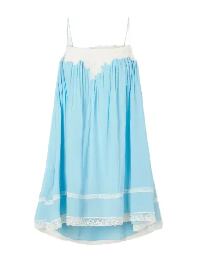 Clemente Lace-trimmed Silk Mini Dress
