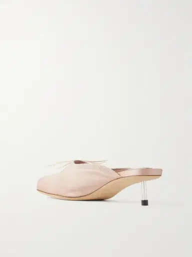 Simone Rocha Pointe Bow-detailed Satin Pumps | Thumbnail 3