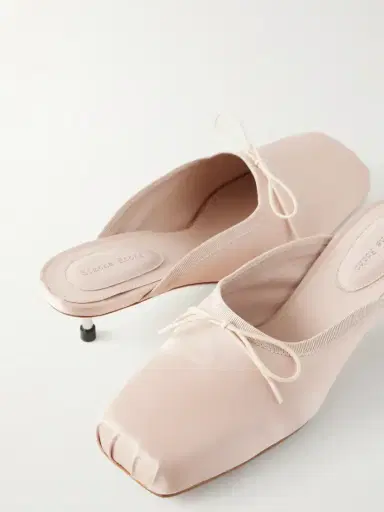 Simone Rocha Pointe Bow-detailed Satin Pumps | Thumbnail 5