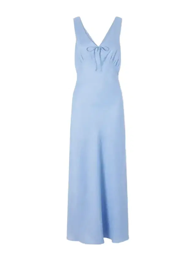 Miguelina Bow-detailed Linen-jacquard Maxi Dress