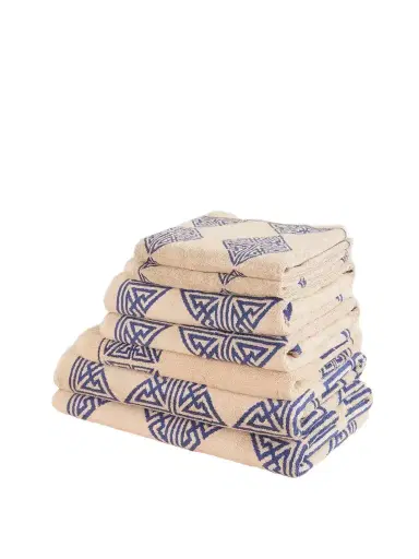 Autumn Sonata Agnes Complete Set Of Seven Organic Cotton-terry Towels | Thumbnail 1