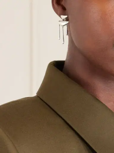 Loren Stewart Cousteau Chandelier Sterling Silver Drop Earrings | Thumbnail 2