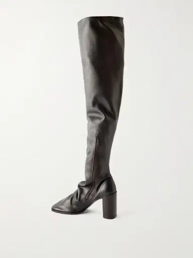 Lemaire Leather Knee Boots | Thumbnail 3