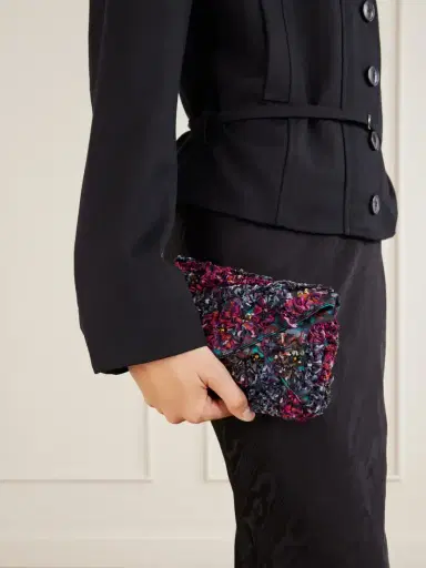 Dries Van Noten Bead-embellished Embroidered Clutch | Thumbnail 2
