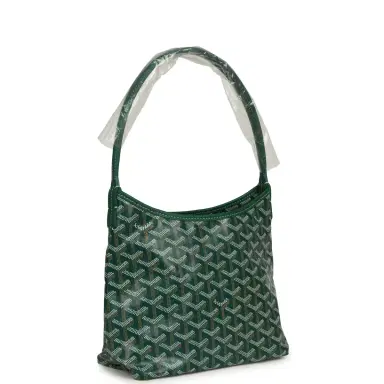 goyard Goyard Goyardine Green Boheme Mini Hobo Bag Palladium Hardware | Thumbnail 2