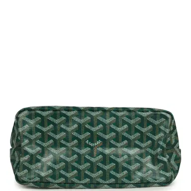 goyard Goyard Goyardine Green Boheme Mini Hobo Bag Palladium Hardware | Thumbnail 6