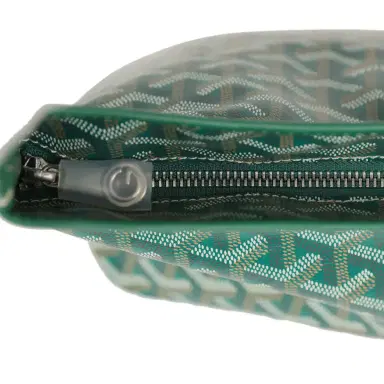 goyard Goyard Goyardine Green Boheme Mini Hobo Bag Palladium Hardware | Thumbnail 9