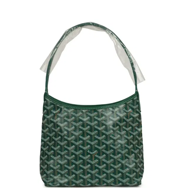 goyard Goyard Goyardine Green Boheme Mini Hobo Bag Palladium Hardware