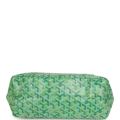 goyard Goyard Goyardine Meadow Green Saint Louis PM Tote Palladium Hardware | Thumbnail 6 goyard Goyard Goyardine Meadow Green Saint Louis PM Tote Palladium Hardware | Thumbnail 6