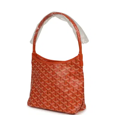 goyard Goyard Goyardine Orange Boheme Mini Hobo Bag Palladium Hardware | Thumbnail 5 goyard Goyard Goyardine Orange Boheme Mini Hobo Bag Palladium Hardware | Thumbnail 5