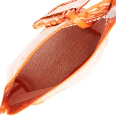 goyard Goyard Goyardine Orange Boheme Mini Hobo Bag Palladium Hardware | Thumbnail 8 goyard Goyard Goyardine Orange Boheme Mini Hobo Bag Palladium Hardware | Thumbnail 8