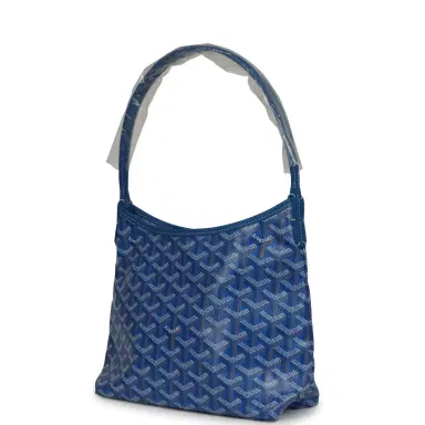 goyard Goyard Goyardine Sky Blue Boheme Mini Hobo Bag Palladium Hardware | Thumbnail 5 goyard Goyard Goyardine Sky Blue Boheme Mini Hobo Bag Palladium Hardware | Thumbnail 5
