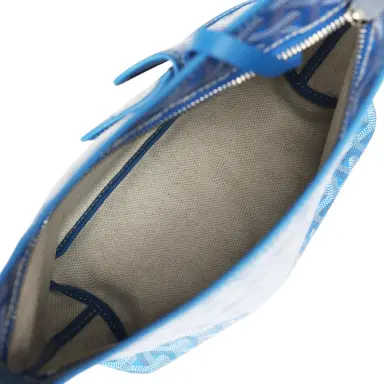 goyard Goyard Goyardine Sky Blue Boheme Mini Hobo Bag Palladium Hardware | Thumbnail 8 goyard Goyard Goyardine Sky Blue Boheme Mini Hobo Bag Palladium Hardware | Thumbnail 8