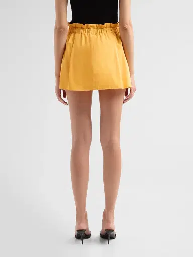 Vince Women's Cotton Pull-On Skirt | Thumbnail 3 Vince Women's Cotton Pull-On Skirt | Thumbnail 3
