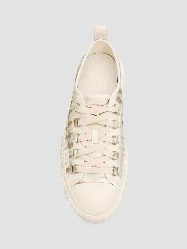 AMIRI Women's Tie-Dye Court Low-Top Sneakers - Alabaster - Size 5 | Thumbnail 4