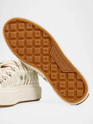 AMIRI Women's Tie-Dye Court Low-Top Sneakers - Alabaster - Size 5 | Thumbnail 5