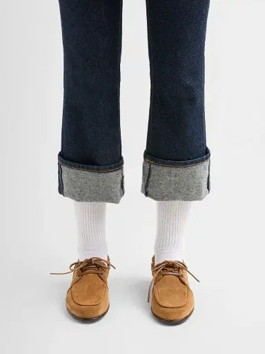 Thom Browne Women's Suede Boat Shoes | Thumbnail 2