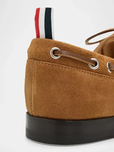 Thom Browne Women's Suede Boat Shoes | Thumbnail 5