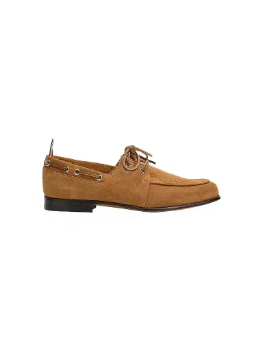 Thom Browne Women's Suede Boat Shoes | Thumbnail 1