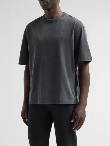 Off-White Men's Rugs Arrow Skate Cotton T-Shirt - Vintage Black - Size XL | Thumbnail 4