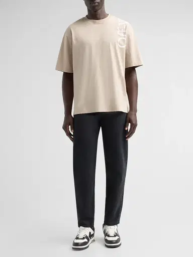 Off-White Men's Vertical Bookish Skate Logo T-Shirt - String - Size XXL | Thumbnail 2 Off-White Men's Vertical Bookish Skate Logo T-Shirt - String - Size XXL | Thumbnail 2