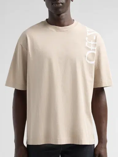 Off-White Men's Vertical Bookish Skate Logo T-Shirt - String - Size XXL | Thumbnail 5 Off-White Men's Vertical Bookish Skate Logo T-Shirt - String - Size XXL | Thumbnail 5
