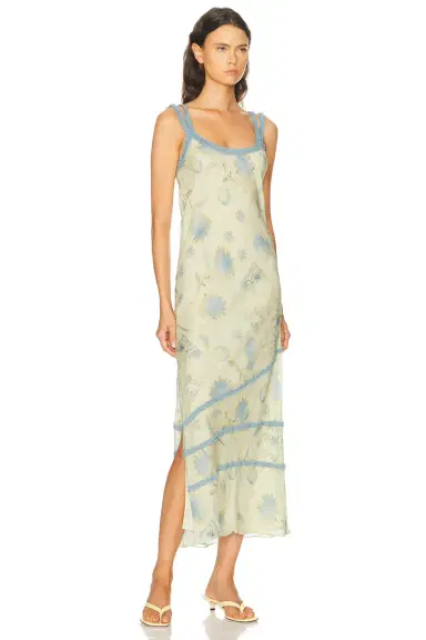SIR. Cecile Ruffle Slip Dress | Thumbnail 3 SIR. Cecile Ruffle Slip Dress | Thumbnail 3