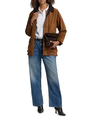 Nili Lotan Women's Kedem Suede Parka - Martora - Size XL | Thumbnail 2 Nili Lotan Women's Kedem Suede Parka - Martora - Size XL | Thumbnail 2