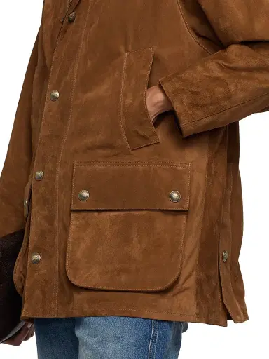 Nili Lotan Women's Kedem Suede Parka - Martora - Size XL | Thumbnail 6 Nili Lotan Women's Kedem Suede Parka - Martora - Size XL | Thumbnail 6