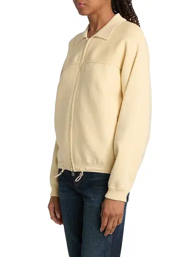 Guest In Residence Women's Cotton-Blend Windbreaker Jacket - Butter | Thumbnail 4 Guest In Residence Women's Cotton-Blend Windbreaker Jacket - Butter | Thumbnail 4
