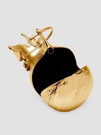 Cult Gaia Women's Fico Sculptural Fig Wristlet - Antique Brass | Thumbnail 4