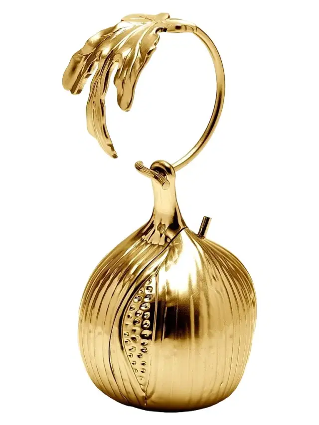 Cult Gaia Women's Fico Sculptural Fig Wristlet - Antique Brass