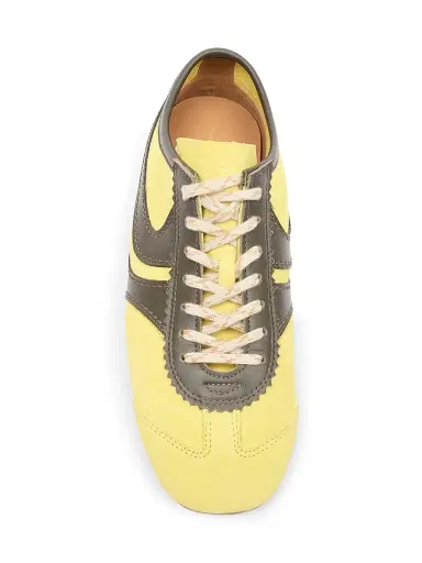 Dries Van Noten Women's Suede & Leather Low-Top Sneakers - Yellow - Size 11 | Thumbnail 4 Dries Van Noten Women's Suede & Leather Low-Top Sneakers - Yellow - Size 11 | Thumbnail 4