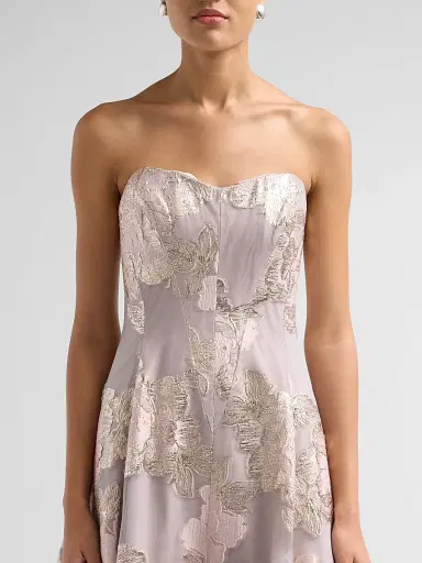 Rene Ruiz Collection Women's Floral Fil Coupe Sweetheart Ball Gown | Thumbnail 5