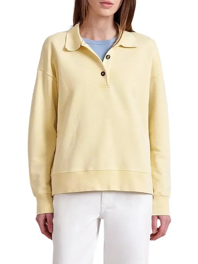 La Ligne Women's Howard Polo Sweater - Butter