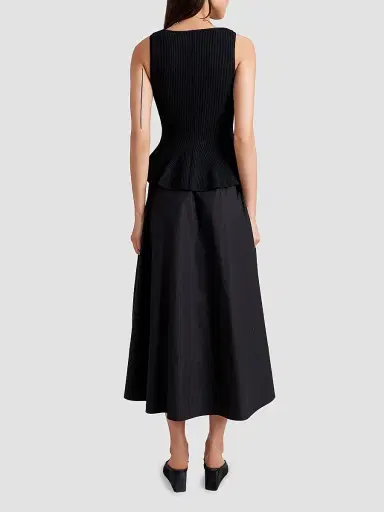 La Ligne Women's Cara Dress - Black - Size XL | Thumbnail 4