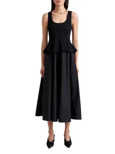 La Ligne Women's Cara Dress - Black - Size XL | Thumbnail 1