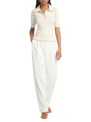 PRABAL GURUNG Women's Carrot Stretch-Denim Trousers | Thumbnail 2 PRABAL GURUNG Women's Carrot Stretch-Denim Trousers | Thumbnail 2