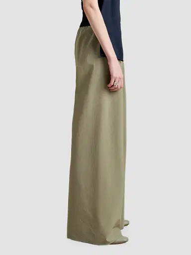 La Ligne Women's Cotton Colby Pants - Olive - Size XL | Thumbnail 3